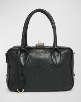 Golden Goose Vita Distressed Leather Top-Handle Bag | Neiman