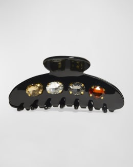Lele Sadoughi Large Crystal Claw Clip