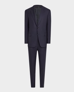 Giorgio Armani Men's Soft Line Chevron Single-Breasted Suit