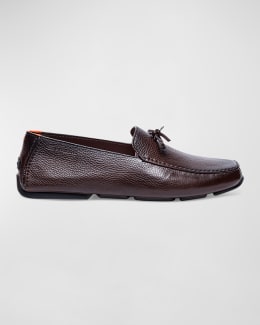 Bally Men s Pathy Leather Boat Shoes Neiman Marcus
