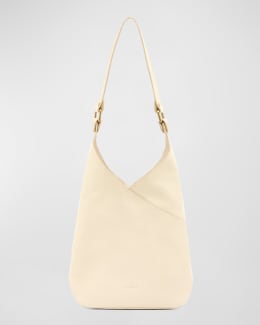 Alexander Wang Twyst Zip Leather Hobo Crossbody Bag | Neiman