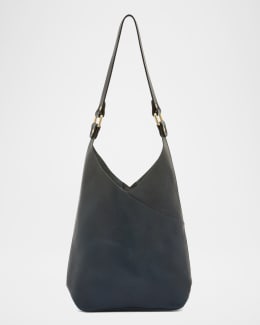 国内発送 Alexander Wang☆Large Pike Hobo ショルダーバッグ 黒 Alexander Wang Pike Large Pebbled Leather Hobo Bag | Neiman