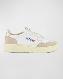 Marc Jacobs Leather Low-Top Logo Sneakers | Neiman Marcus Marc Jacobs Leather Low-Top Logo Sneakers | Neiman Marcus