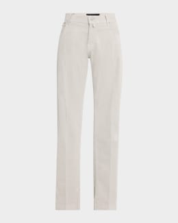 Burberry Men's IP Check Elastic-Waist Pants | Neiman Marcus