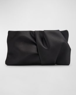ショルダーバッグ・ポシェット JIMMY CHOO Black Leather Skylar Clutch Black Clutch bag 