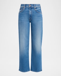 MOTHER The Hustler Ankle Fray Jeans | Neiman Marcus