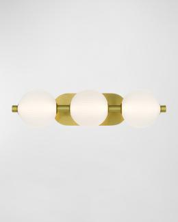 Eurofase Atomo 4-Light LED Vanity in Chrome | Neiman Marcus