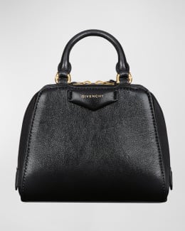 Givenchy Antigona Cube Mini Top Handle Bag in Shiny Tumbled Leather Neiman Marcus