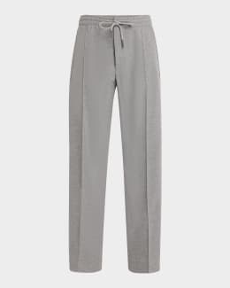 ワコマリア Zegna / STRAIGHT FIT TROUSERS M ZEGNA Straight-Leg Stretch-Cotton Twill Trousers for Men