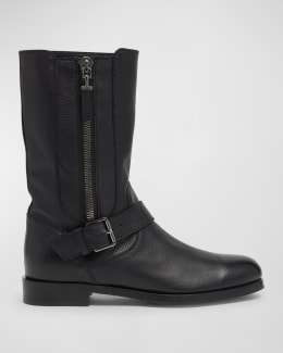 格安即決 Saint Laurent Marcus Neiman | Boots Biker Buckle Leather Biork ショルダーバッグ