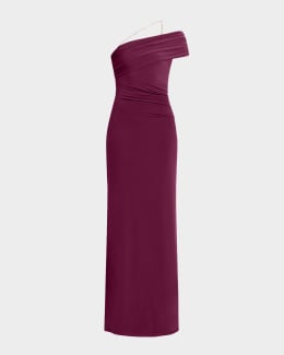 herve leger burgundy dress HERVE LEGER | Sweetheart Gown - Plum