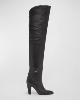 Chloe Eve Leather Over-The-Knee Boots | Neiman Marcus