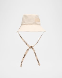 Loewe Fisherman Zip Leather Bucket Hat | Neiman Marcus Loewe Fisherman Zip Leather Bucket Hat | Neiman Marcus