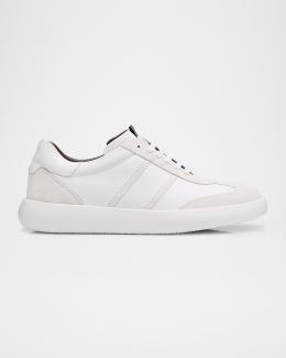 Brioni Men's Leather Low-Top Sneakers | Neiman Marcus