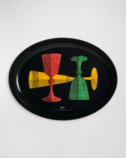 Fornasetti Lina Cavalieri Round Ashtray | Neiman Marcus