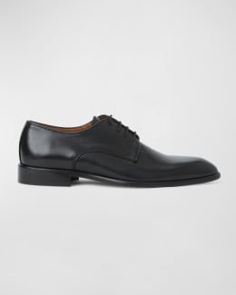 Giorgio Armani Men's Formal Leather Derby Shoes | Neiman Marcus