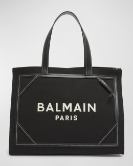 1945 Cabas Tote Bag in Monogram Crinkled Leather | Neiman Marcus