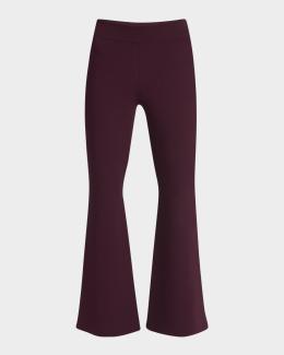 Proenza Schouler Marlene Tropical Wool Kick-Flare Pants | Neiman