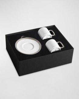 x Haas Mojave Espresso Cup & Saucer, Set of 2