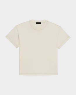 Short Sleeve Supima Structured Tee in Beach Glass