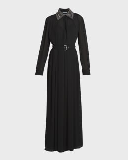 Versace Barocco Foulard Coupe des Dieux Dress | Neiman Marcus