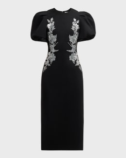 REBECCA VALLANCE Estella Strapless Crystal Mini Dress