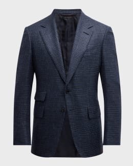 TOM FORD Men's Shelton Velvet Faille Cocktail Jacket TOM FORD Men's Shelton Velvet Faille Cocktail Jacket