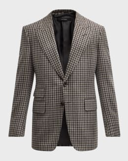 TOM FORD Men's Shelton Glen Plaid Sport Jacket | Neiman Marcus