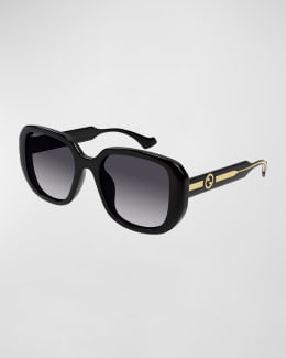 小物 GUCCI Interlocking black sunglasses 20833359_54355792_600.jpg