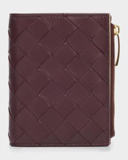 Bottega Veneta Small Bifold Zip Wallet | Neiman Marcus