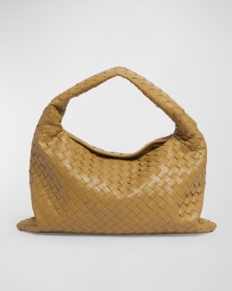 BOTTEGA VENETA◆Andiamo ナッパレザー ポーチ メタルノット Bottega Veneta Andiamo Metallic Leather Pouch Bag - Bergdorf