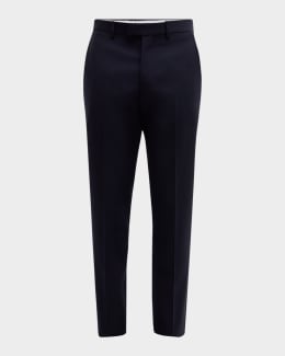 Amiri Men's Double-Pleated Gabardine Pants | Neiman Marcus