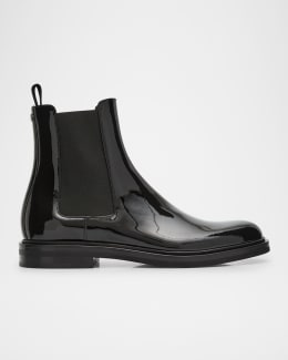 ブーツ SANTONI EASY CHELSEA BOOTS IN POLISHED LEATHER Santoni Easy On Chelsea Boots | Saks Fifth Avenue
