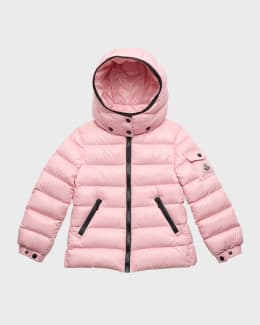 大人もOK 14A Moncler BINIC ダスティピンク Moncler Girl's Bady Puffer Jacket, Size 4-6 | Neiman Marcus