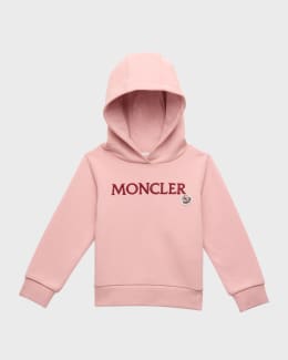 トップス MONCLER / Logo Hoodie Lemon 12A Moncler Girl's Embroidered Logo-Print Hoodie, Size 8-14 | Neiman