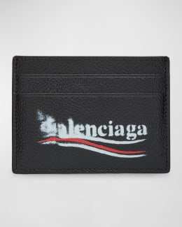 Balenciaga Men's Cash iPhone Magnet Card Holder | Neiman Marcus
