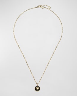 Gucci Gucci Interlocking 18K Yellow Gold Y Necklace with Diamond