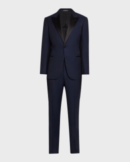 Giorgio Armani Men's Wool Satin-Lapel Two-Piece Tuxedo Set