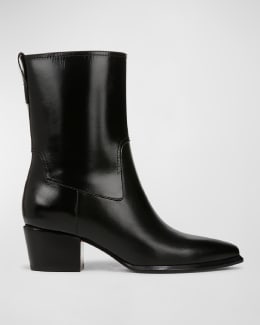 レザー送料&関税込み★Tory Burch★T LOCK ANKLE BOOT★選択2色 Tory Burch T-Lock Leather Ankle Boots | Neiman Marcus