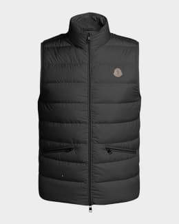 Moncler Men s Tonal Paneled Down Vest Neiman Marcus