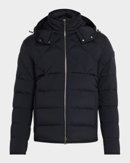 Moncler Men's Montcla Short Down Jacket | Neiman Marcus