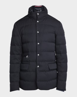 モンクレール　REPPE Black Reppe Rain Jacket - Windbreakers & Raincoats for Men