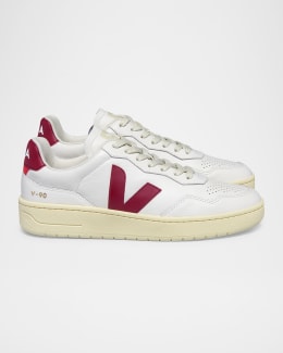 Stuart Weitzman Runaround Leather Low-Top Sneakers | Neiman