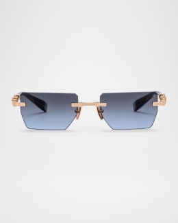 BALMAIN スクエアフレムサンクラス 1019000 0 BALMAIN/バルマン】B-MUSE ブラック Sunglasses（サングラス