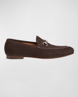 Brunello Cucinelli Men's Suede Tassel Loafers | Neiman Marcus