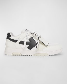 Off-White Men's New Vulcanized Calf Leather Low-Top Sneakers
