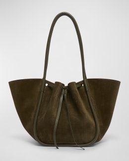 Proenza Schouler Large Ruched Calf Leather Tote Bag | Neiman