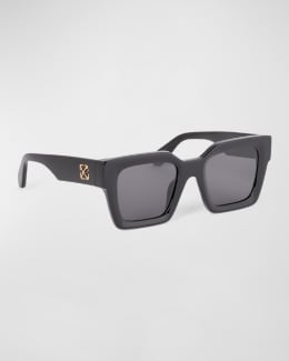 Off-White Men's Hampton Rectangle Acetate Sunglasses