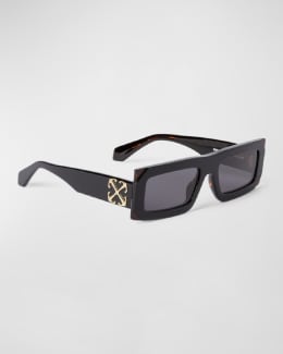 Off-White Men's Hays Acetate Rectangle Sunglasses | Neiman