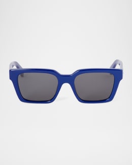 Off-White Men's Hays Acetate Rectangle Sunglasses | Neiman Marcus